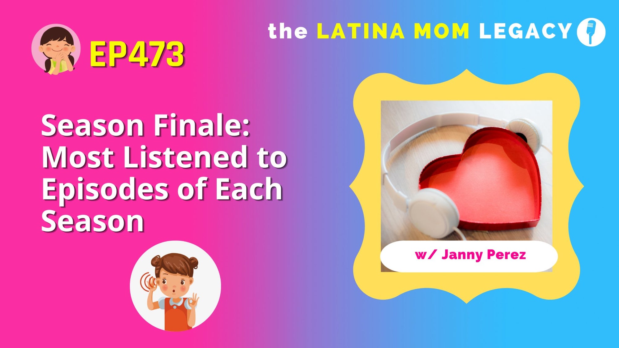 473-Season 4 Finale: The Most Listened to Episodes of Each Season of The Latina Mom Legacy Podcast - Mi LegaSi