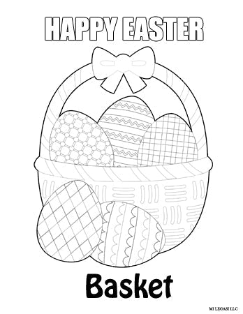 Easter Printable Activity Pack For Kids - Mi LegaSi