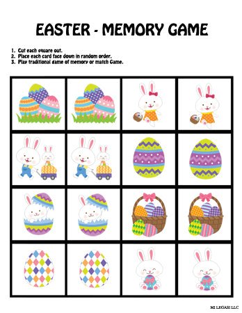 Easter Printable Activity Pack For Kids - Mi LegaSi