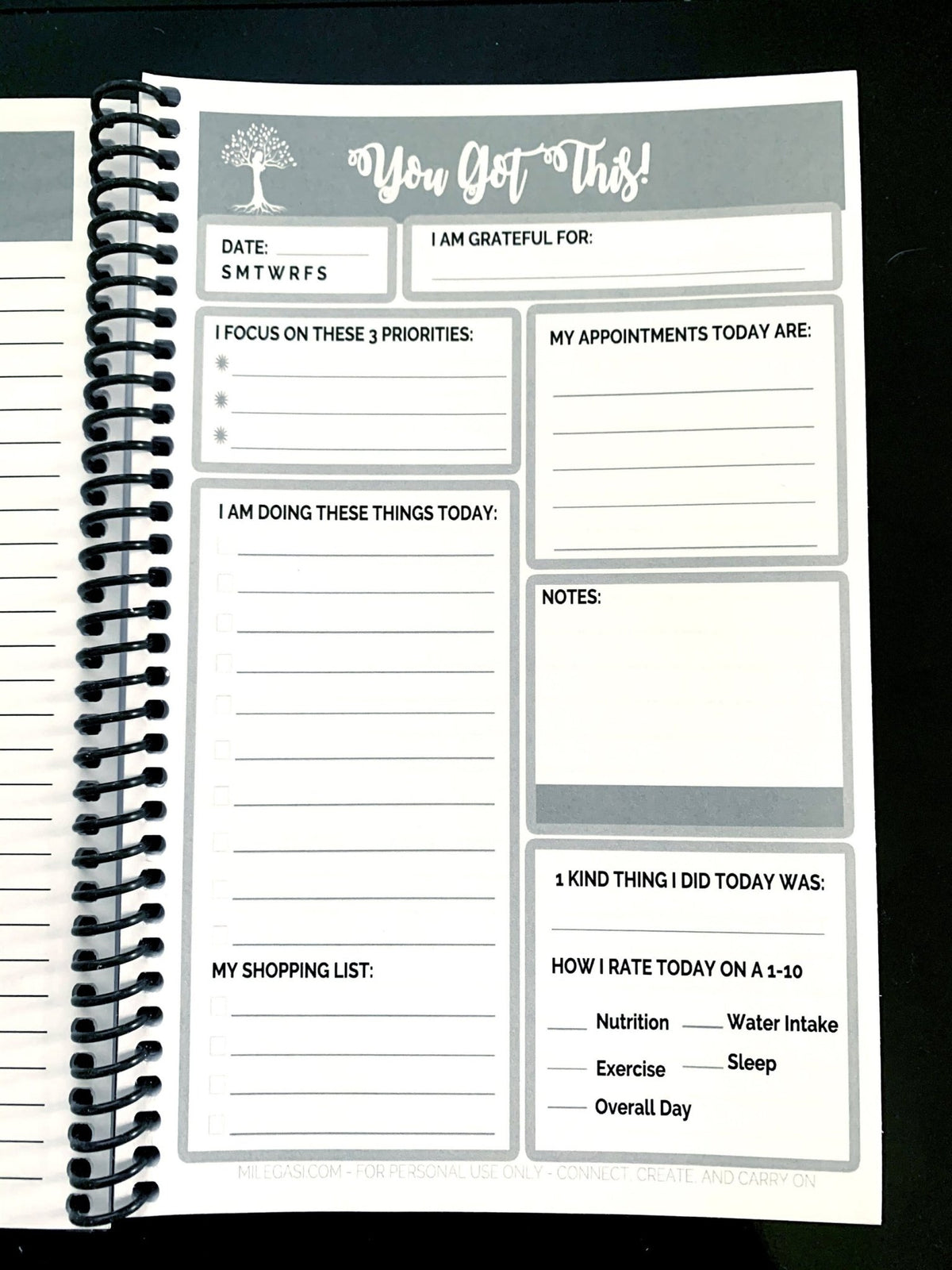 You Can Do This With Cafecito To Do List Daily Planner and Notebook - Mi LegaSi